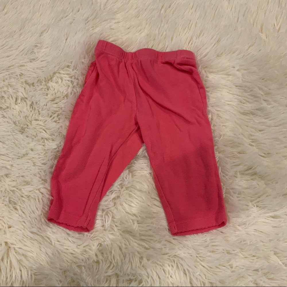 Baby girl leggings 3-6 months Lot of 6 Q004